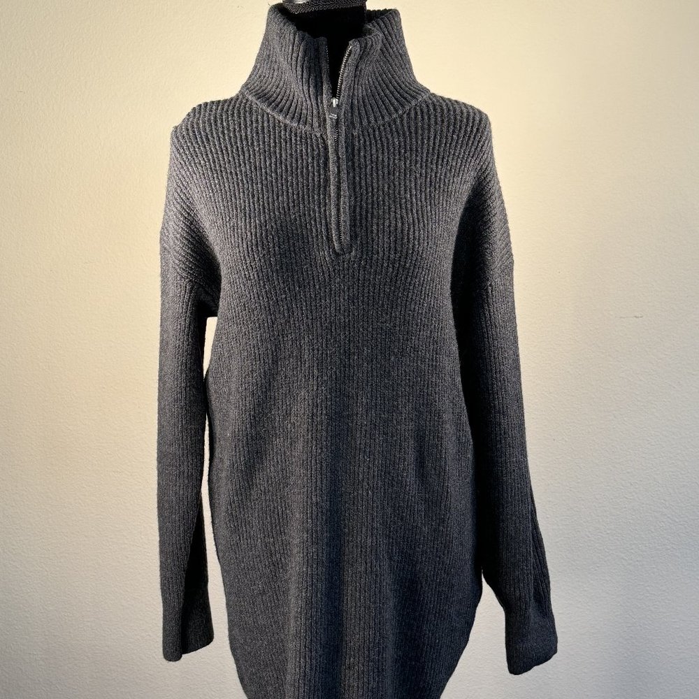 NWT HALF ZIP SWEATER DRESS MEDIUM